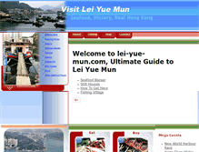 Tablet Screenshot of lei-yue-mun.com